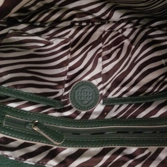 Green Leather Hobo Shoulder Bag - Picture 4 of 9